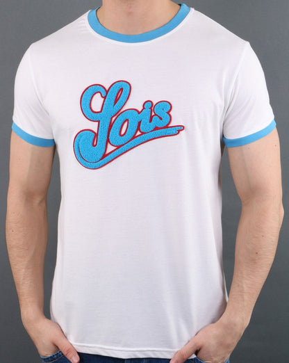 Lois Ucania T-Shirt Off White/Türkis