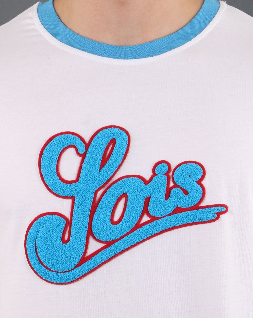 Lois Ucania T-Shirt Off White/Türkis
