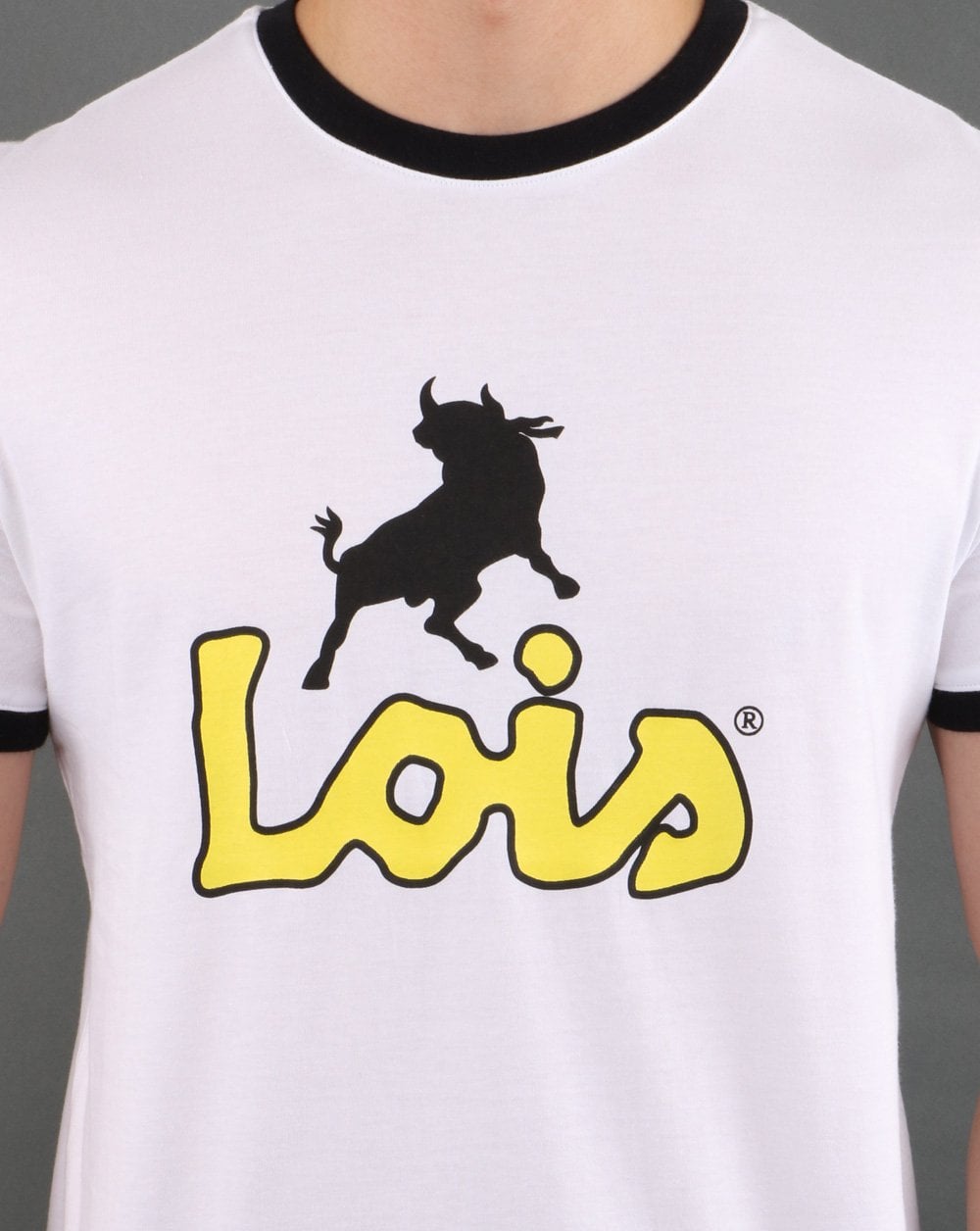 Lois Ringer T-shirt White/Yellow