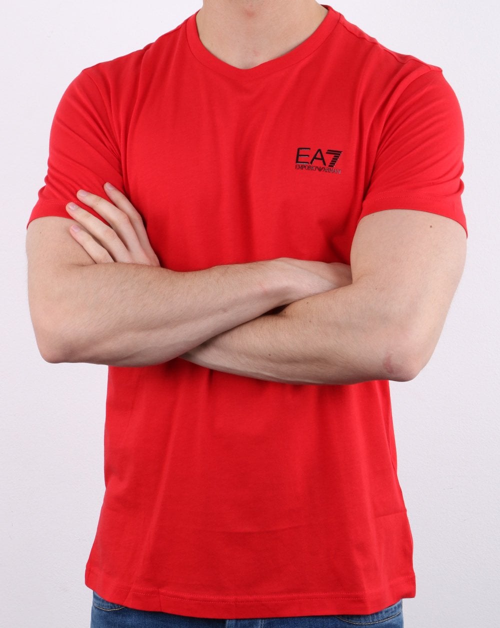 Emporio Armani EA7 T-Shirt Rot