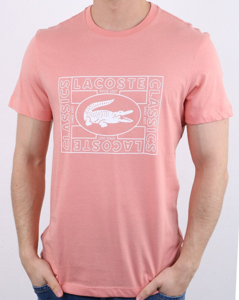 Lacoste Logo T-shirt Pink