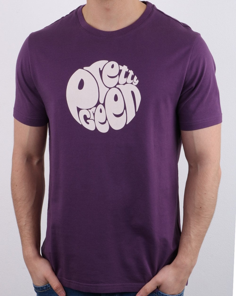 Pretty Green Gillespie T-Shirt Lila