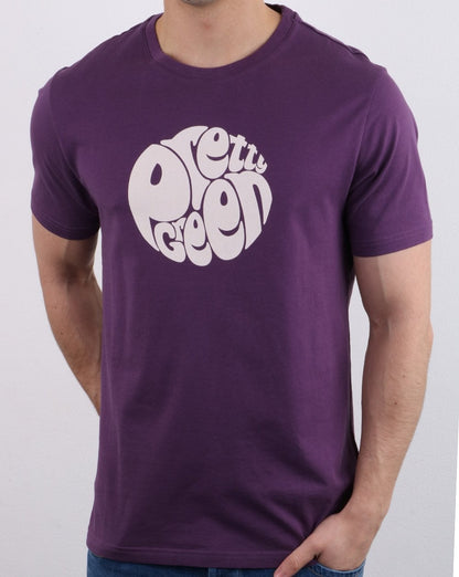 Pretty Green Gillespie T-Shirt Lila