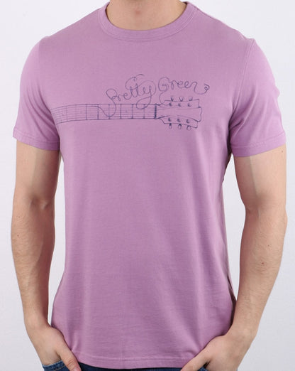 Pretty Green Strings T-Shirt Violett Rosa