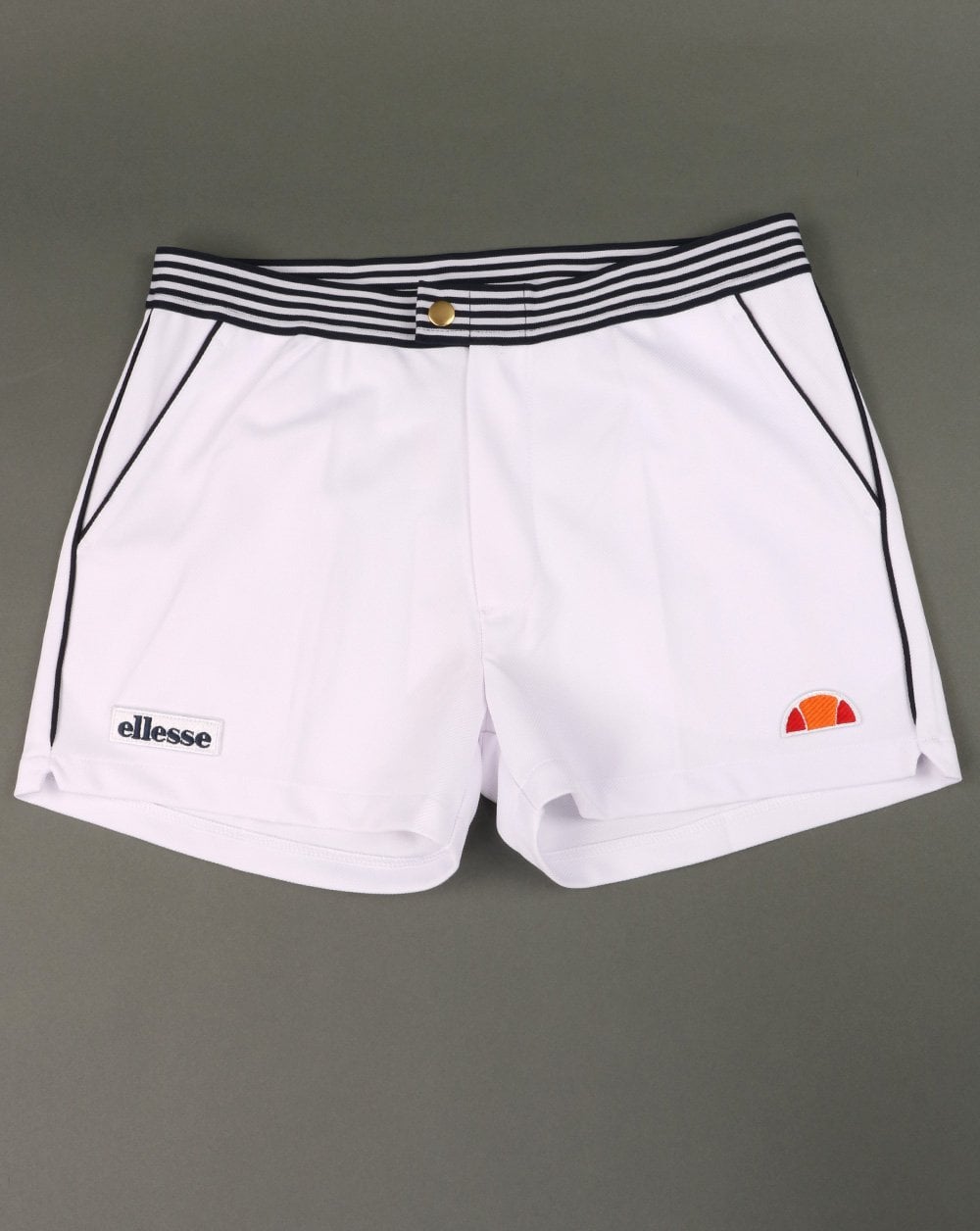 Ellesse Tennisshorts Weiß/Marineblau