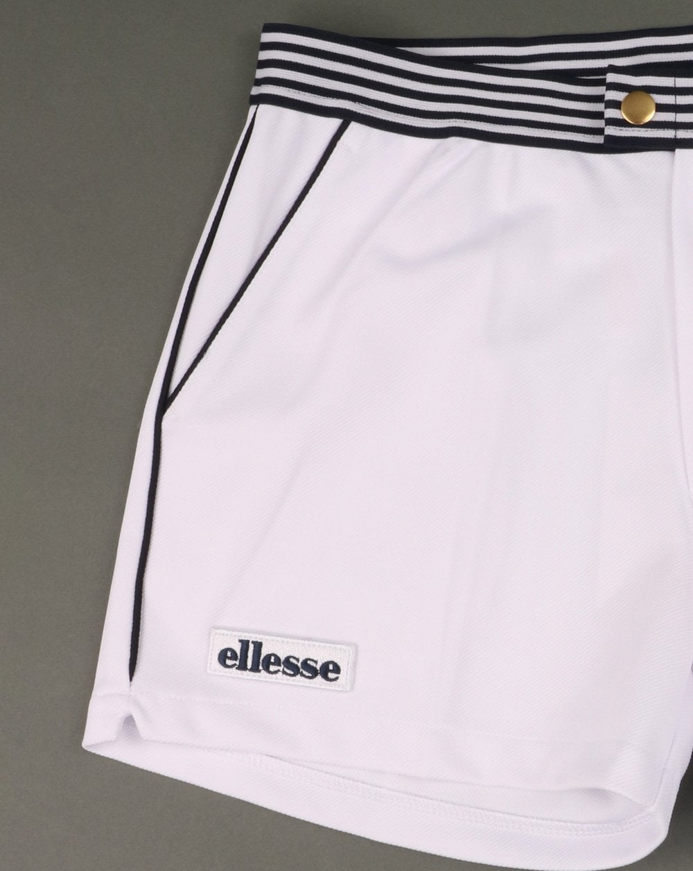 Ellesse Tennisshorts Weiß/Marineblau