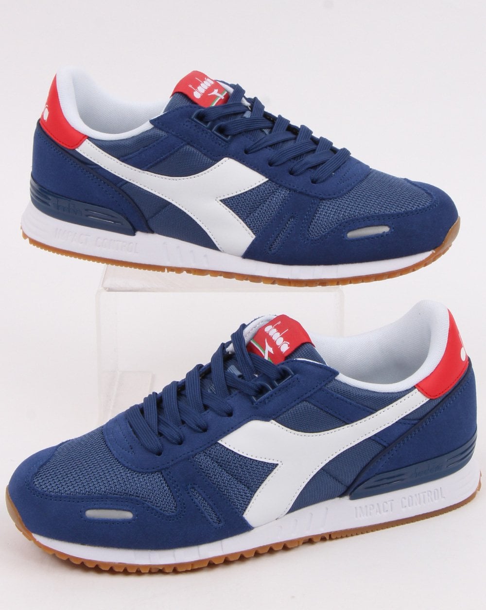 Diadora Titan II Trainer Marine/Rot