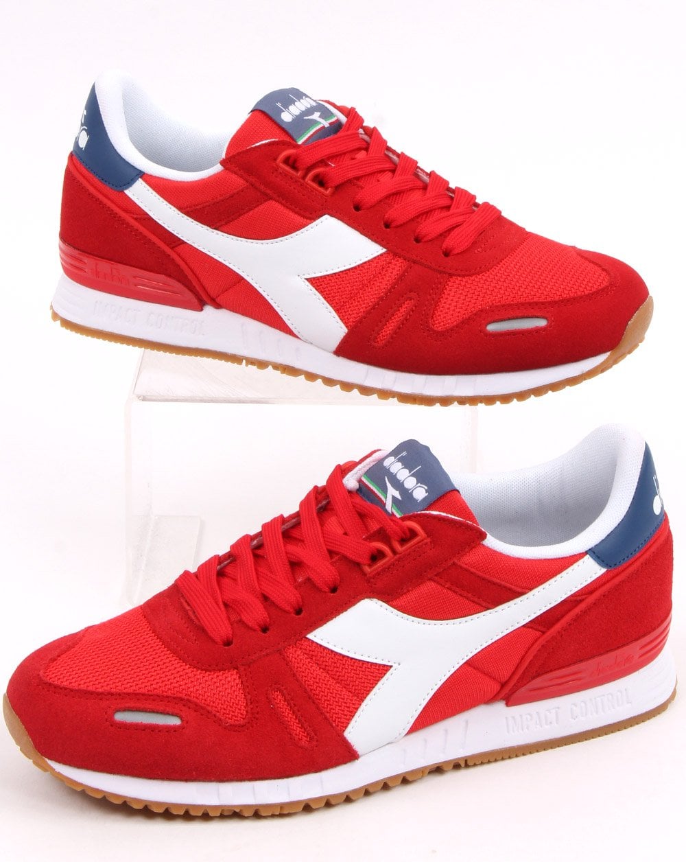 Diadora Titan II Trainer Rot/Marineblau