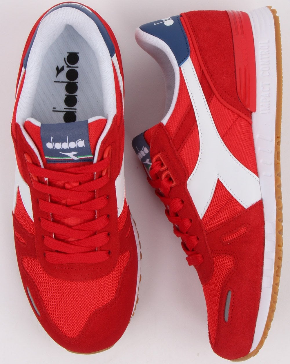 Diadora Titan II Trainer Rot/Marineblau