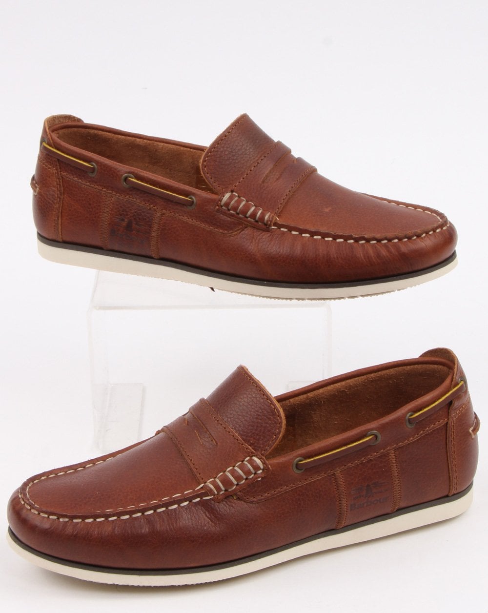 Barbour Keel Schuh Cognac