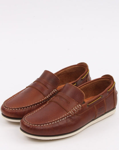 Barbour Keel Schuh Cognac