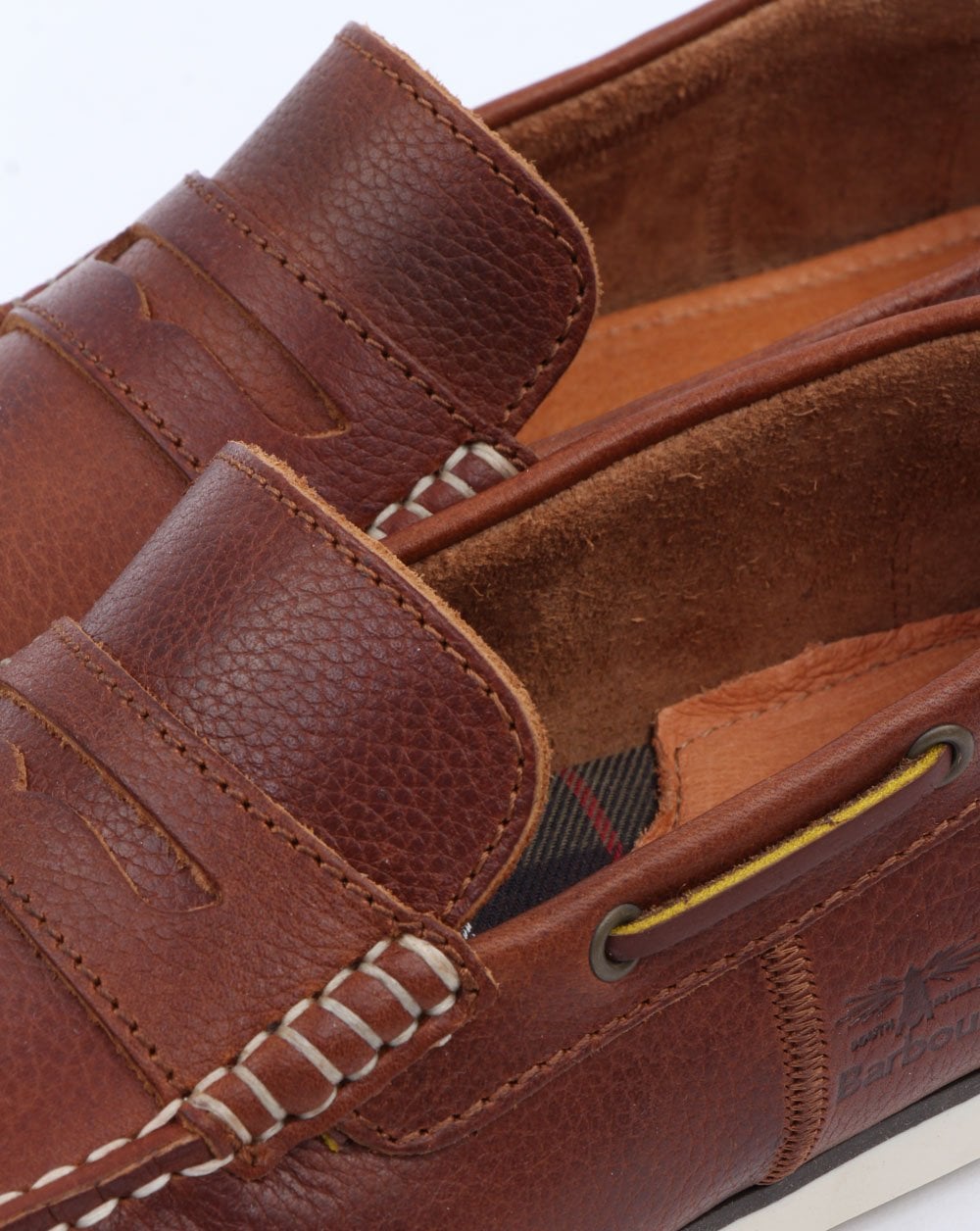 Barbour Keel Schuh Cognac