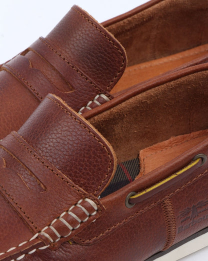 Barbour Keel Schuh Cognac