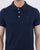 Tommy Jeans Cotton Pique Polo Shirt Navy