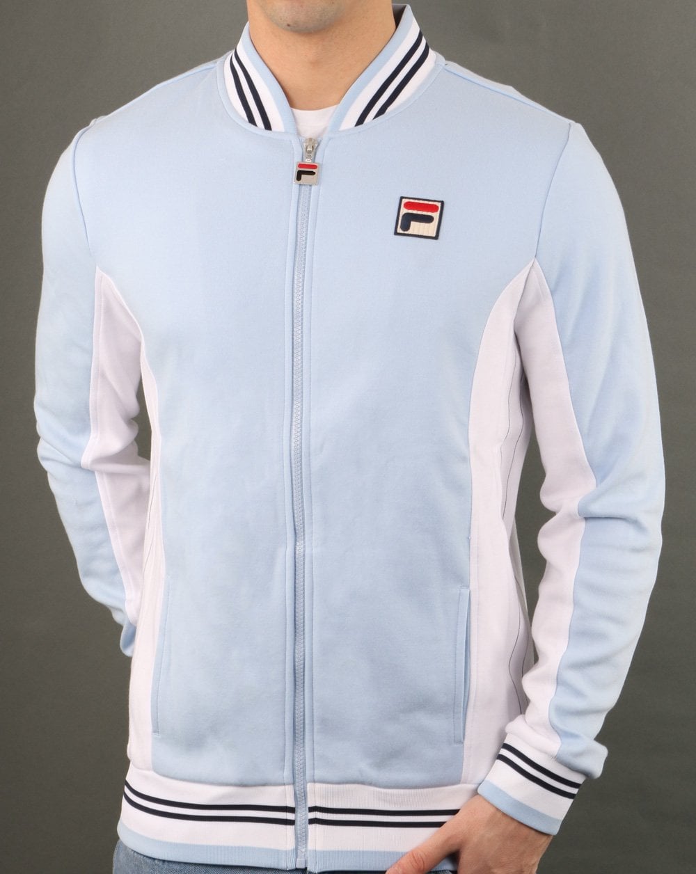 Fila Vintage Mk1 Settanta Trainingsjacke Himmelblau Exklusiv Pro F