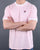 Fila Vintage Ringer T Shirt Pink Chalk/white