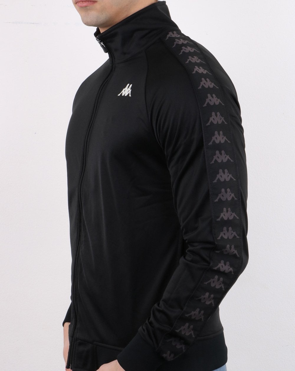 Kappa Banda Anniston Trainingsjacke Schwarz/Weiß