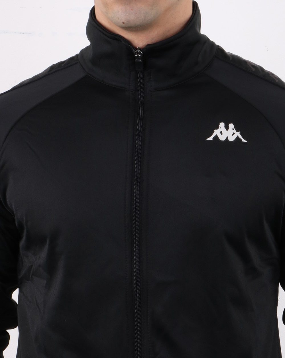 Kappa Banda Anniston Trainingsjacke Schwarz/Weiß
