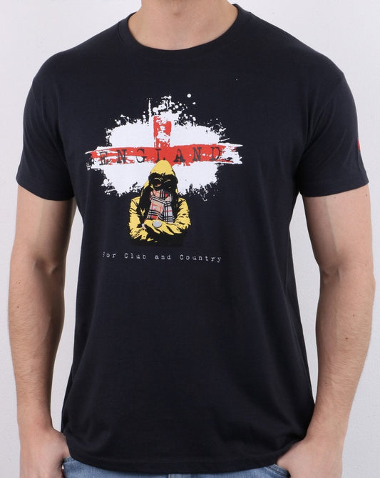 80er Casuals For Club And Country T-Shirt Marineblau