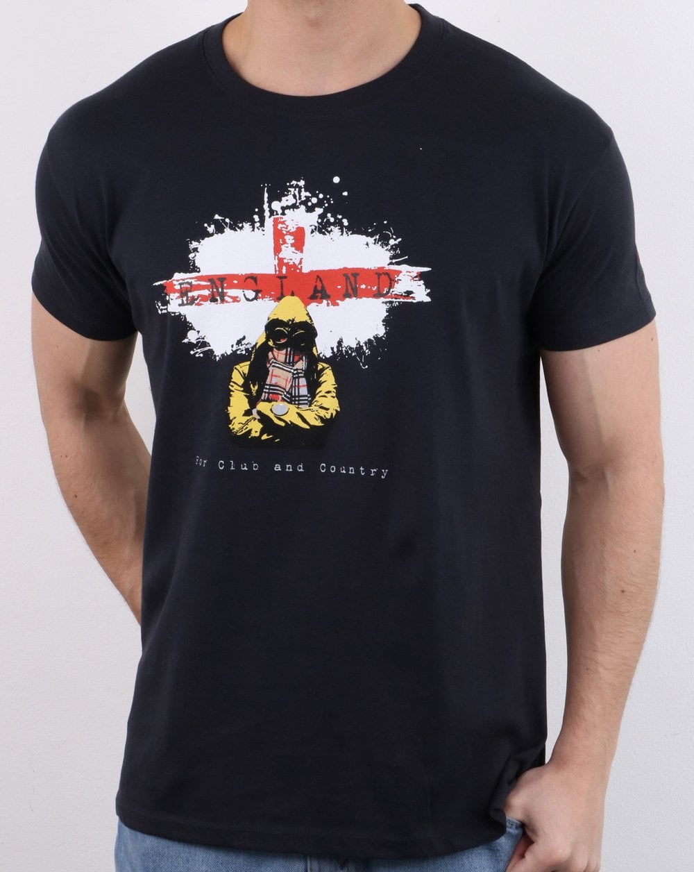 80er Casuals For Club And Country T-Shirt Marineblau