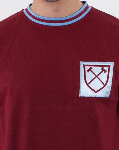 80er Casual Classics West Ham 1966 Hemd Bordeaux