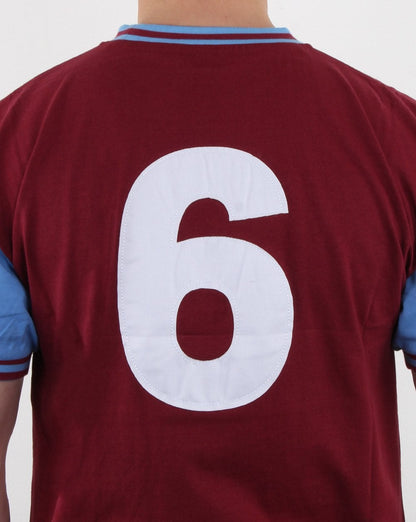 80er Casual Classics West Ham 1966 Hemd Bordeaux