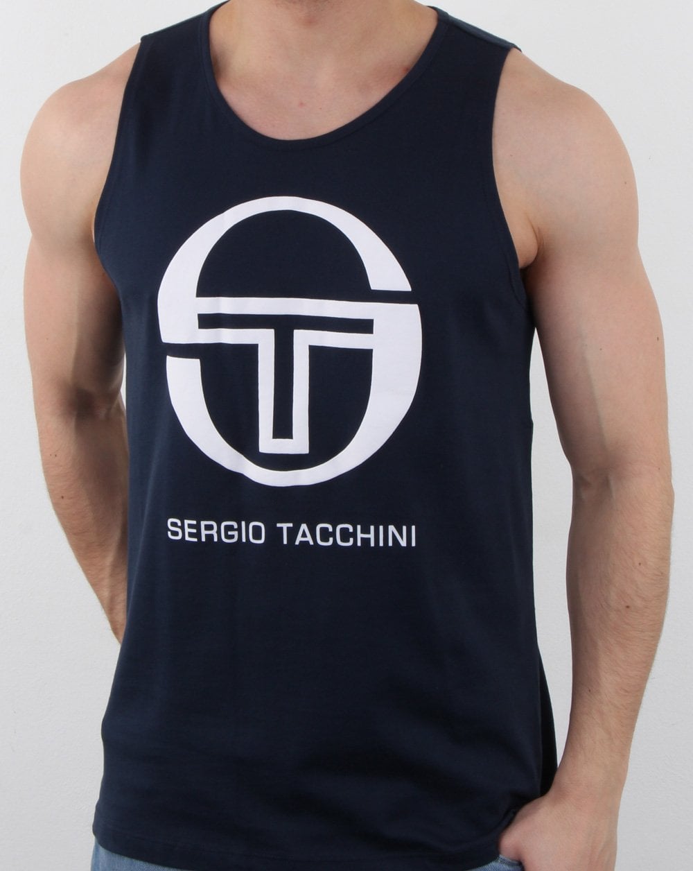 Sergio Tacchini Funes Vest Navy/white