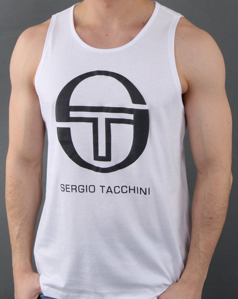 Sergio Tacchini Funes Vest White/Black