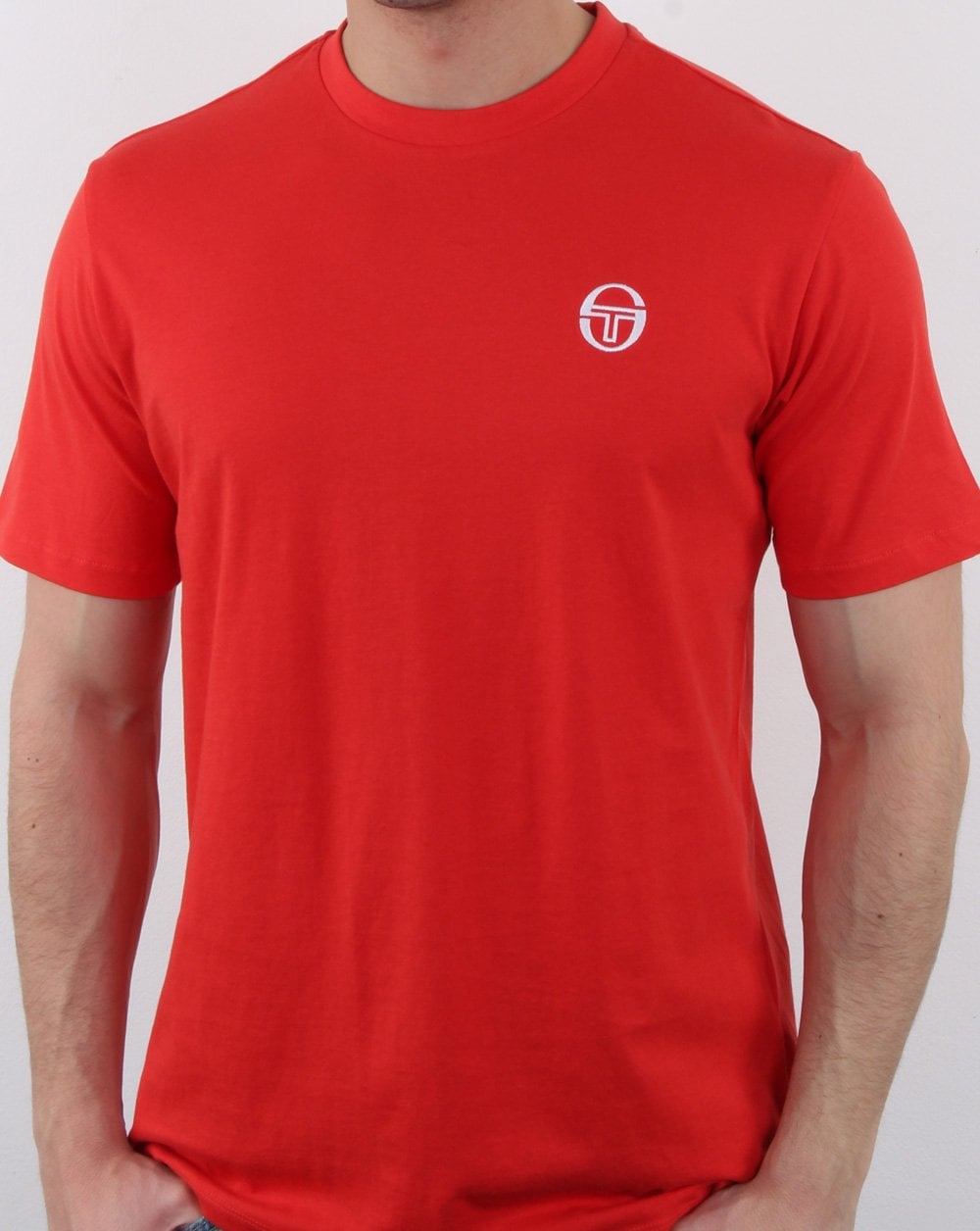 Sergio Tacchini Essentials T-Shirt Vintage Rot