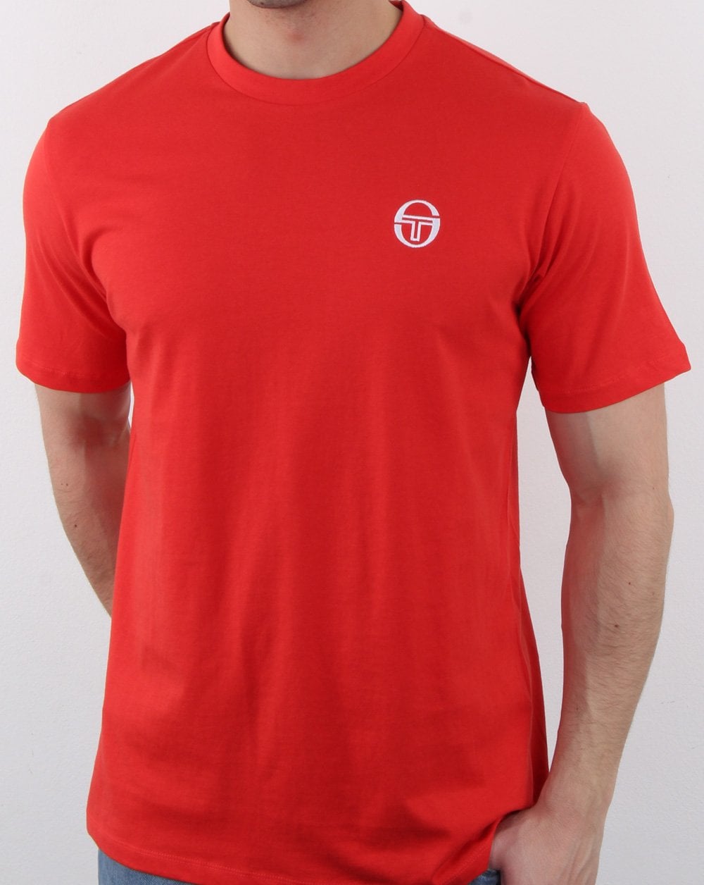 Sergio Tacchini Essentials T-Shirt Vintage Rot