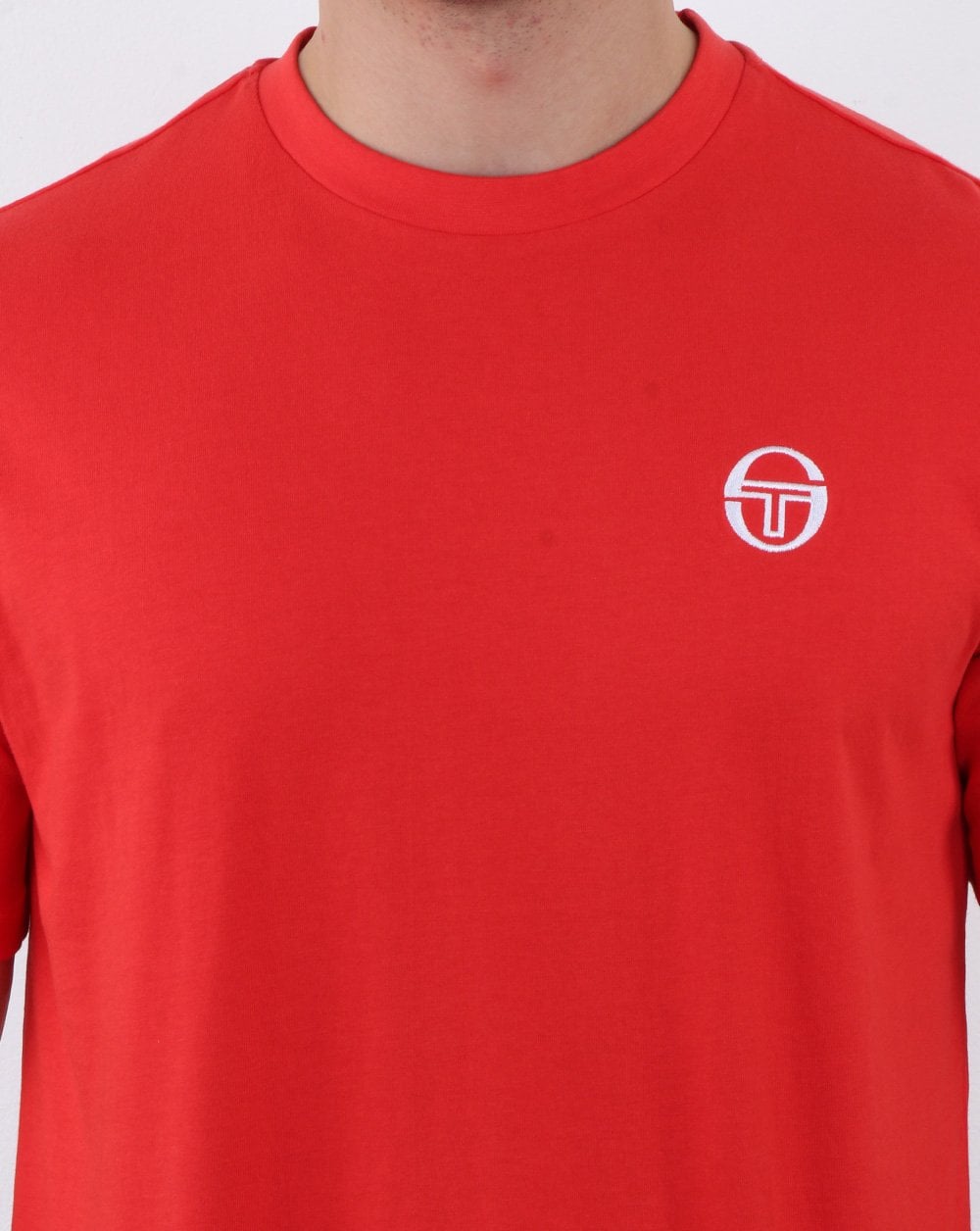 Sergio Tacchini Essentials T-Shirt Vintage Rot