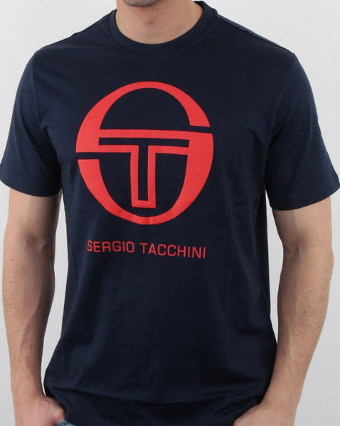 Sergio Tacchini Iberis T-shirt Navy/Red