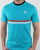 Sergio Tacchini Two Stripe T Shirt Bluebird