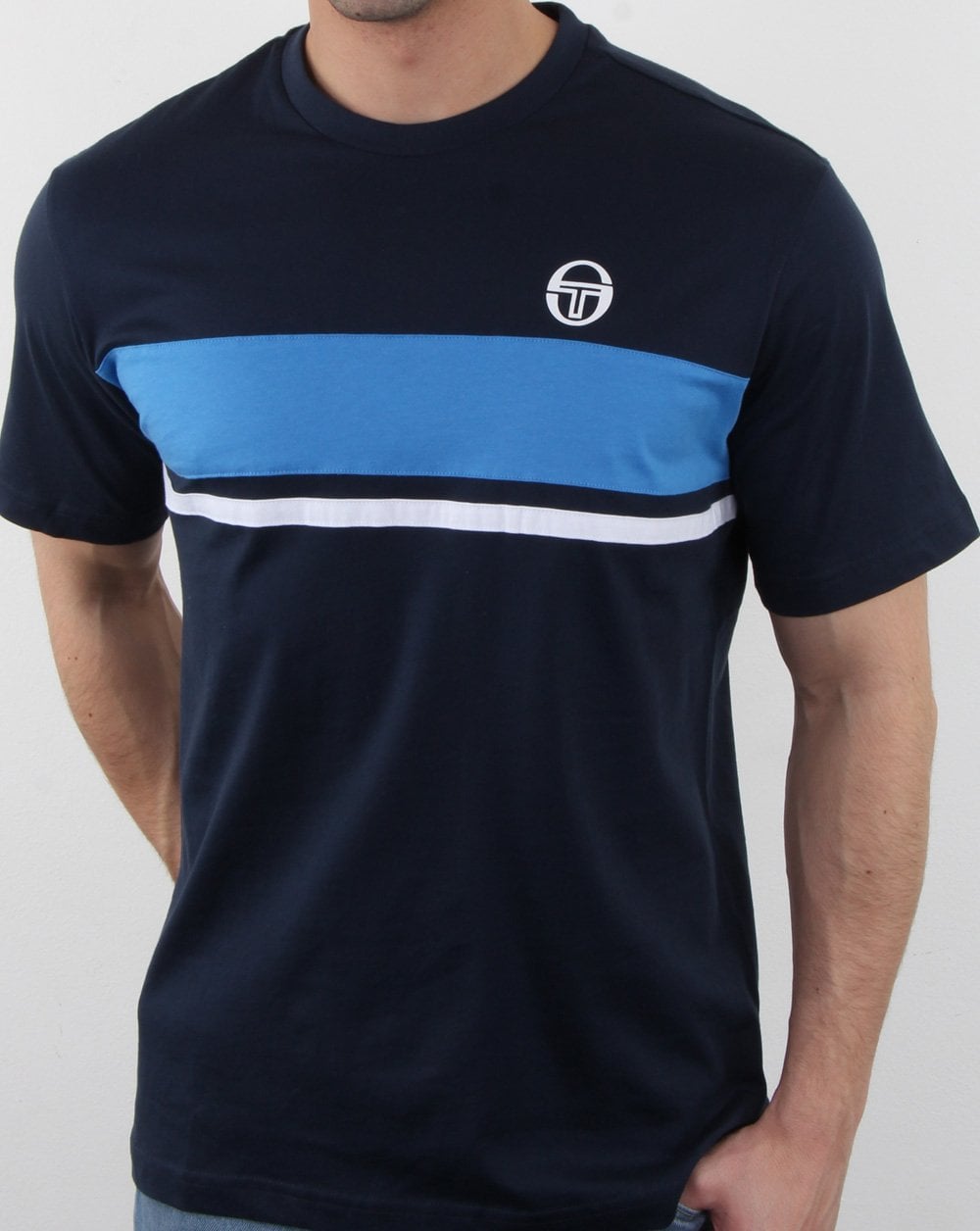 Sergio Tacchini Feluga T-Shirt Marineblau/Blau