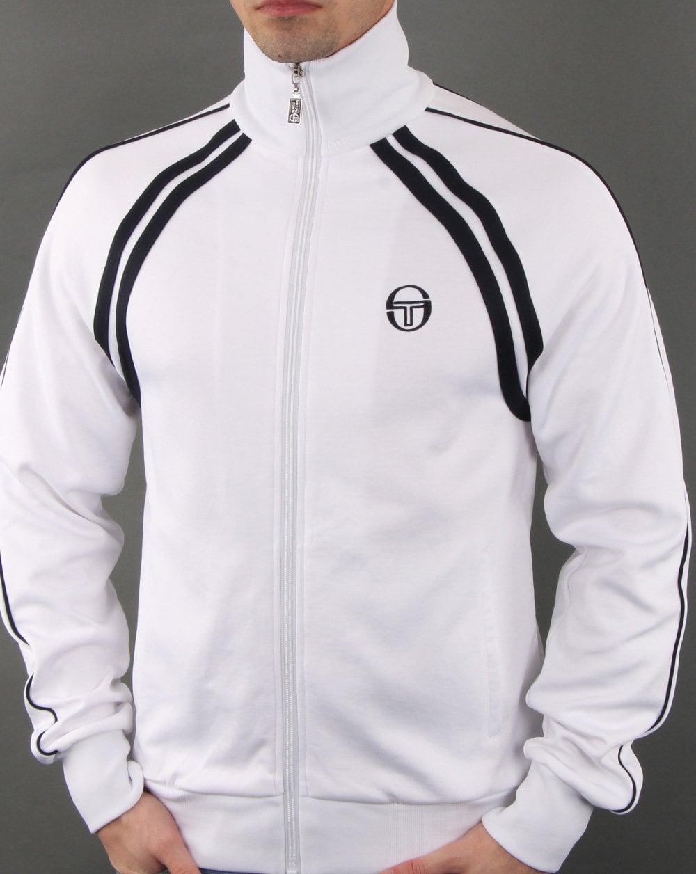 Sergio Tacchini Ghibli Track Top Weiß/Marineblau