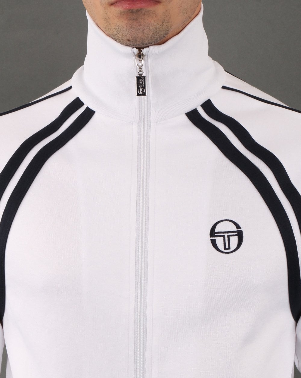 Sergio Tacchini Ghibli Track Top Weiß/Marineblau