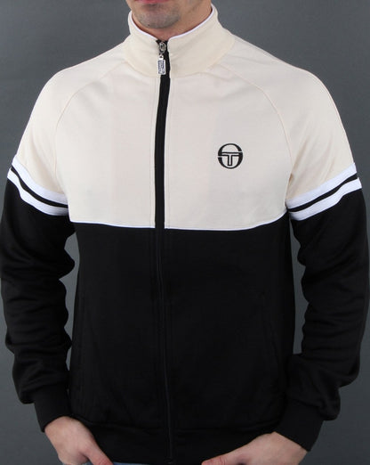 Sergio Tacchini Orion Trainingsjacke Schwarz/Ecru