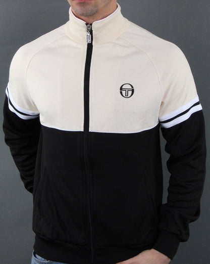 Sergio Tacchini Orion Trainingsjacke Schwarz/Ecru