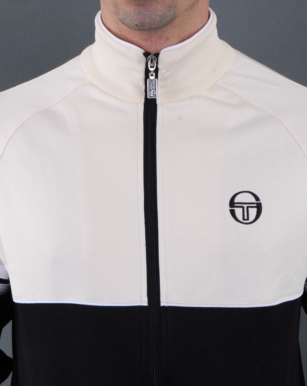 Sergio Tacchini Orion Trainingsjacke Schwarz/Ecru