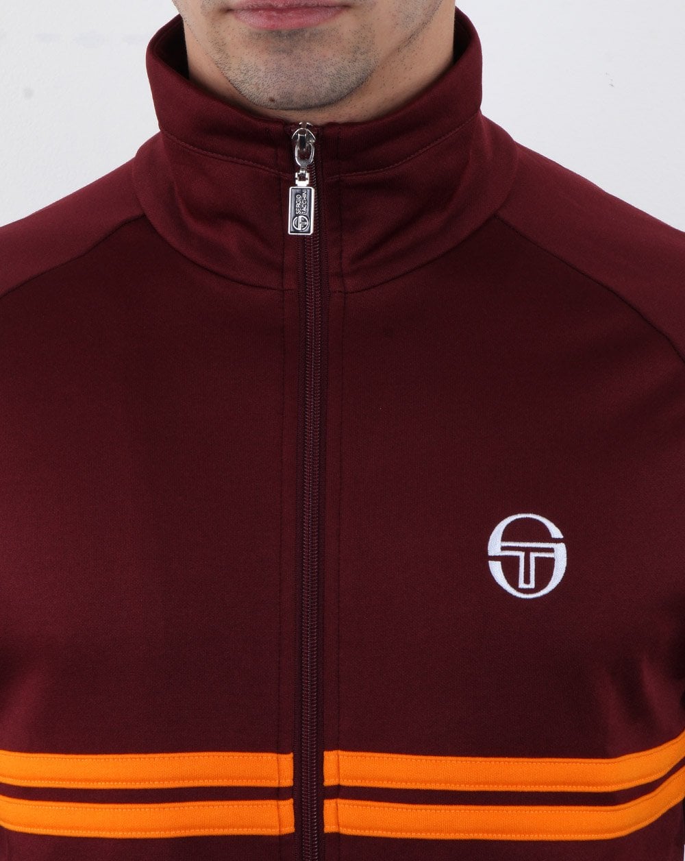 Sergio Tacchini Dallas Track Top Kastanienbraun/Orange