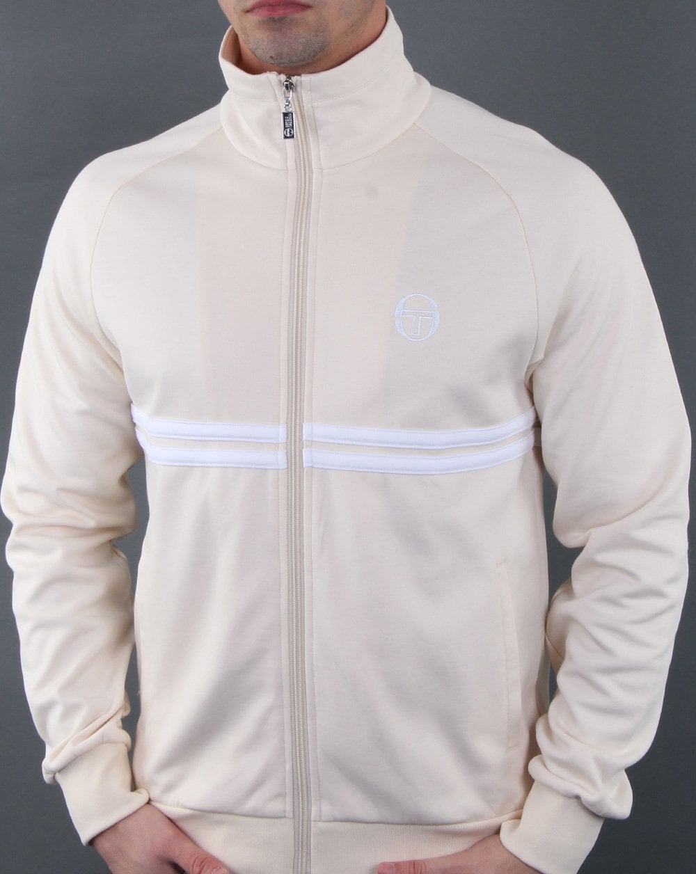 Sergio Tacchini Dallas Track Top Ecru/weiß