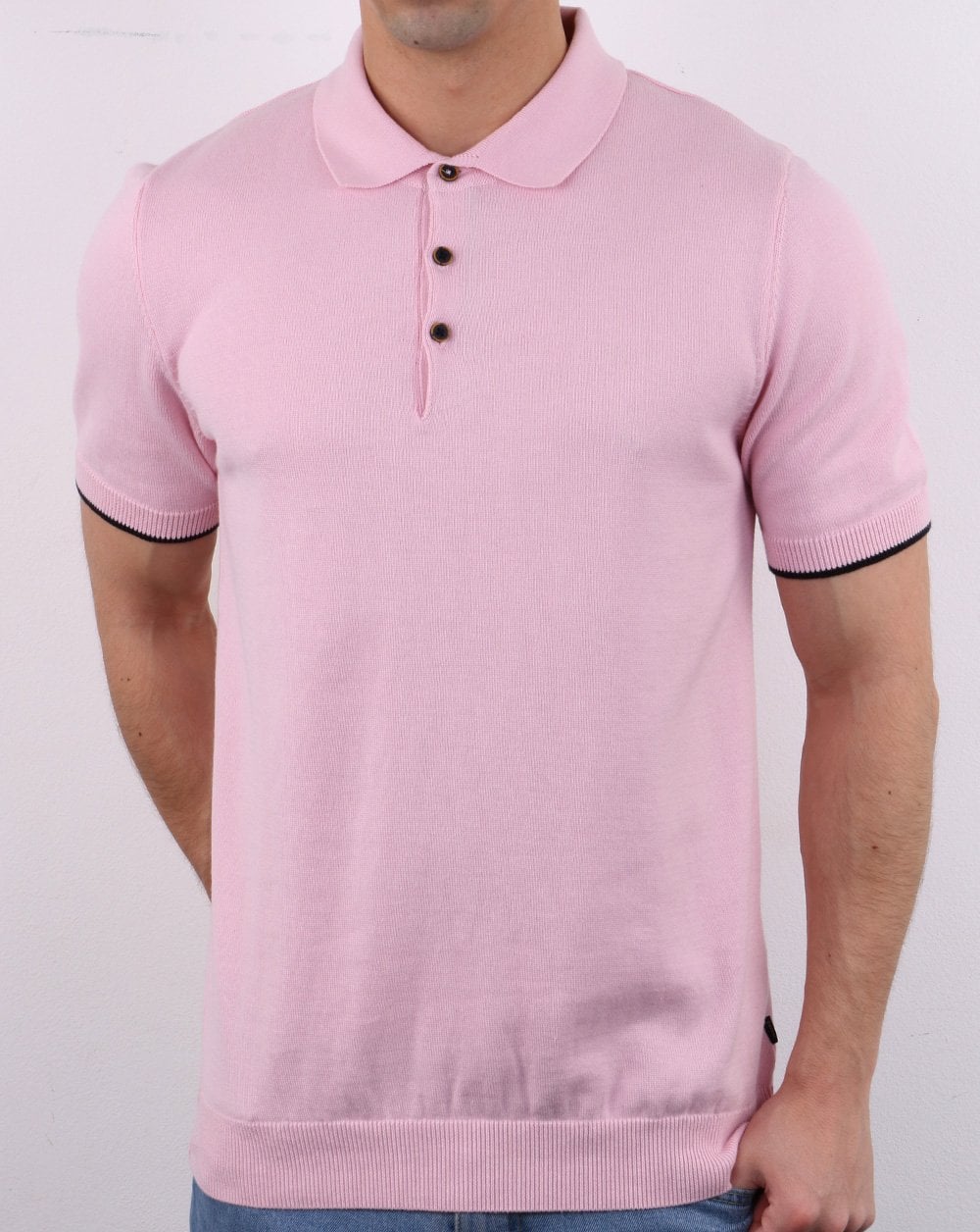 Strickpolo Rosa
