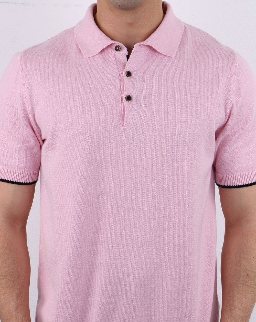 Strickpolo Rosa