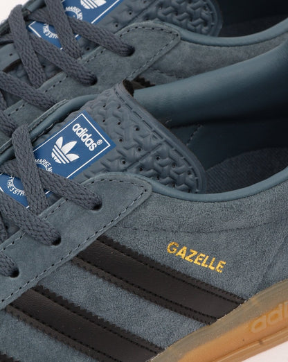 Adidas Gazelle Indoor-Sneaker grau/schwarz