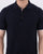 Textured Knit Polo Navy