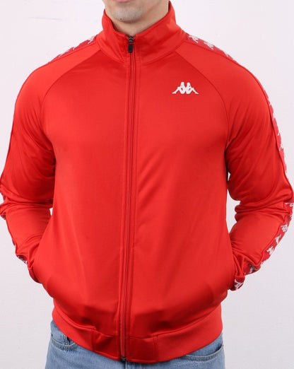 Kappa Banda Anniston Slim Track Top Red Blaze/Weiß