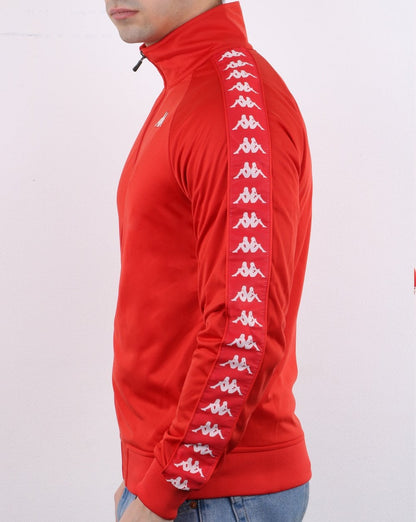 Kappa Banda Anniston Slim Track Top Red Blaze/Weiß