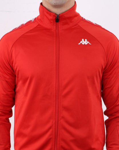 Kappa Banda Anniston Slim Track Top Red Blaze/Weiß