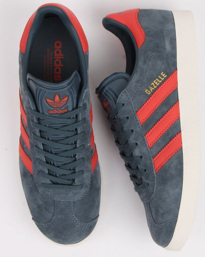 Adidas Gazelle Sneakers Slate Blue/Trace Scarlet