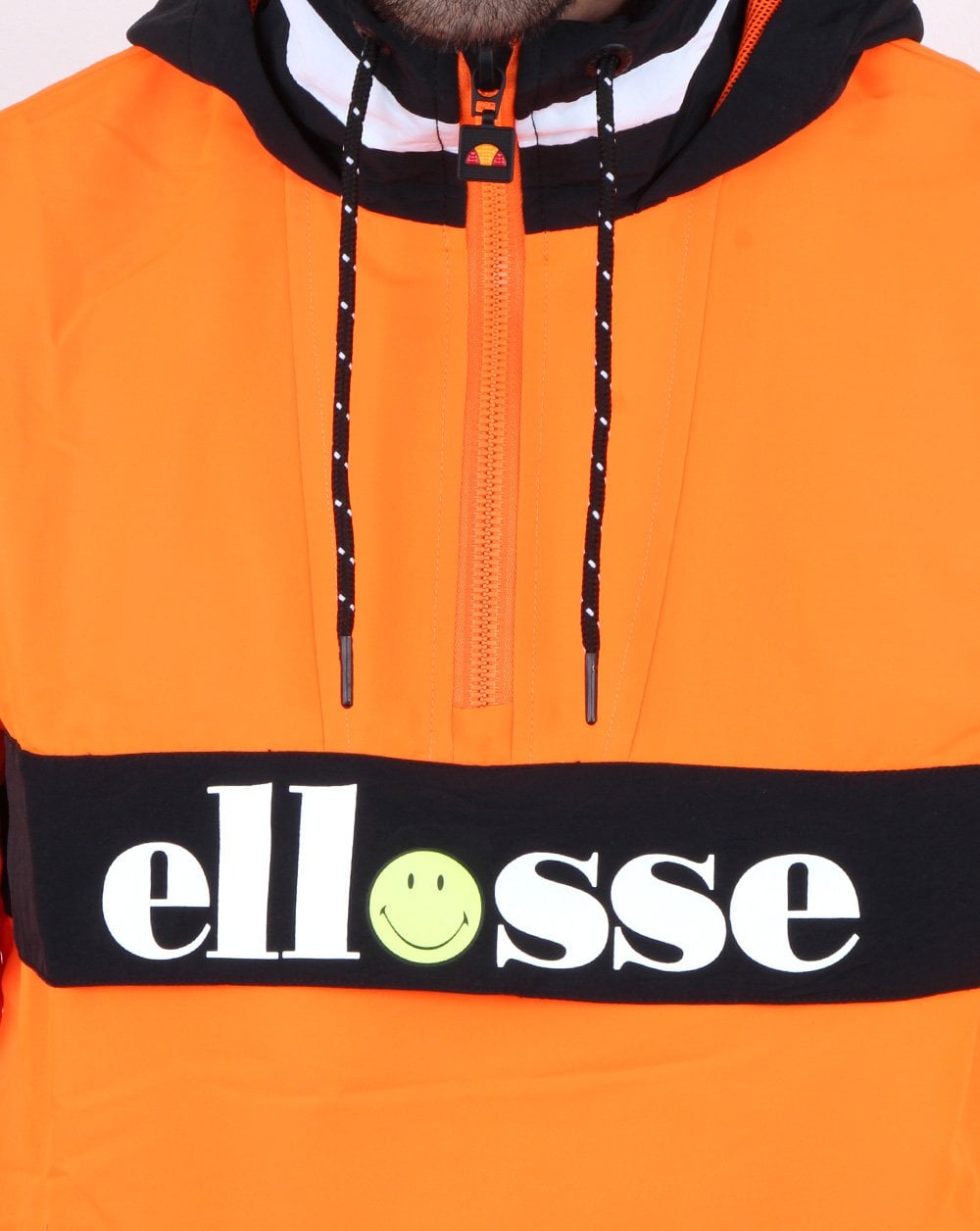 Ellesse Smiley Jacket Neon Orange